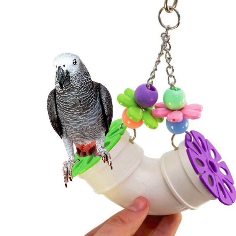 Globeagle Arch Swing Bird Toy Parrot Harness Rings Toys Parakeet Cockatiel Budgie