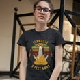 thumbnail image 3 of Tee Hunt Llamaste 6 Feet Away T-Shirt Meditating Social Distancing Llama Women's T-Shirt Tee, 3 of 5