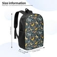 thumbnail image 2 of Disketp Flowers Butterfly School Backpack, Lightweight Basic Middle School Bookbags 17 Inch Casual Daypack for Student College, Travel or Outdoor, 2 of 6