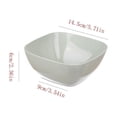 thumbnail image 3 of TIMIFIS Salad Plate 2Pc Color Food-Grade Plastic Fruit Snack Candy Bowl Basket Kitchen Gadgets, 3 of 3