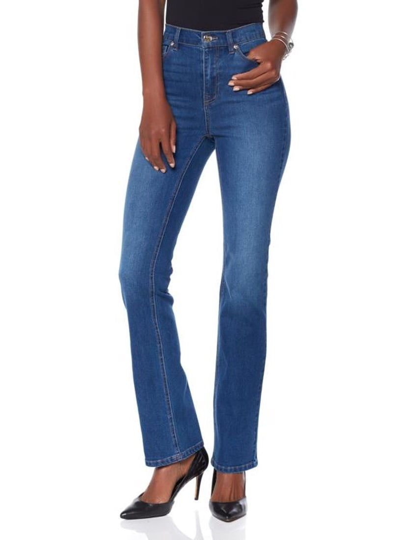 DG2 Diane Gilman Stretch Boot-Cut Jean 