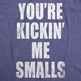 thumbnail image 2 of Maternity Kicking Me Smalls Funny T shirt Pregnancy Announcement Novelty Tee, 2 of 9