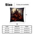 thumbnail image 5 of Halloween Castle Covers Set of 2 with Velvet Fabric and Unique Patterns for 16x16, 18x18, 20x20 Inch Throw Pillow Inserts, Throw Pillows, Throw Pillow - for Any Occasion, 5 of 6