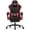 Red(w/ Footrest), variant on LUCKRACING Ergonomic Gaming Chair Lumbar Support, Gray