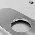 thumbnail image 5 of VIGO 5.5 in. Bathroom Sink Faucet Hole Cover Deck Plate For 1 or 3 Hole in Chrome, 5 of 9