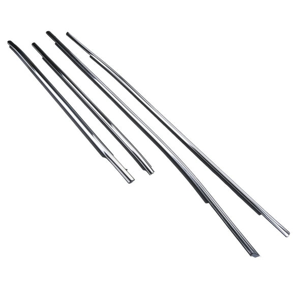 Molaner 4PCS Front and Rear Driver Passenger Side Door Window Belt Molding for Toyota Camry 2018-2019, Replace 75730-06190, 75740-06190, 7574006190, 75740-06190