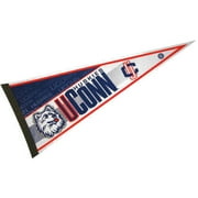 University of Connecticut Huskies Uconn Soft Felt Pennant, Primary Design, 12x30 Inch, Easy To Hang