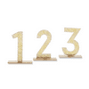Gold Glitter Acrylic Table Numbers (1-6)