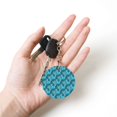 thumbnail image 5 of Naloa Seahorse Print Round Keychain Keychain Key Ring, Key Tag, Key Chain Bulk for Gift Accessories (Round), 5 of 7