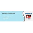 thumbnail image 3 of Hanes Men's FreshIQ Cushion Crew Socks,10 Pack,Black,Size 6-12, 3 of 3