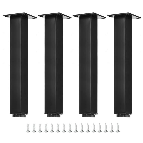 10 Inch Furniture Leg, Adjustable Table Legs, Metal Cabinet Legs Extension for Table, Sofa,Set of 4