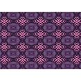 thumbnail image 1 of Ahgly Company Indoor Rectangle Patterned Orchid Purple Area Rugs, 6' x 9', 1 of 6