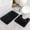 Black, variant on Orange Bathroom Rugs Set 2 Piece, Soft Absorbent Microfiber Bath Mat Set, Non Slip Quick Dry Machine Washable Plush Shaggy Bath Rugs for Bathroom Floor, Tub and Shower, 16x24 inches
