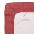thumbnail image 3 of Juego de sábanas Sweet Home Collection 1500 Supreme Queen Burgundy, 3 of 8