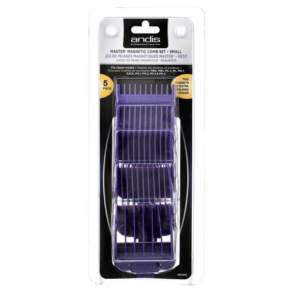 Andis #01410 Dual Magnet Small Comb Set 5 Pack Barber Clipper Guards