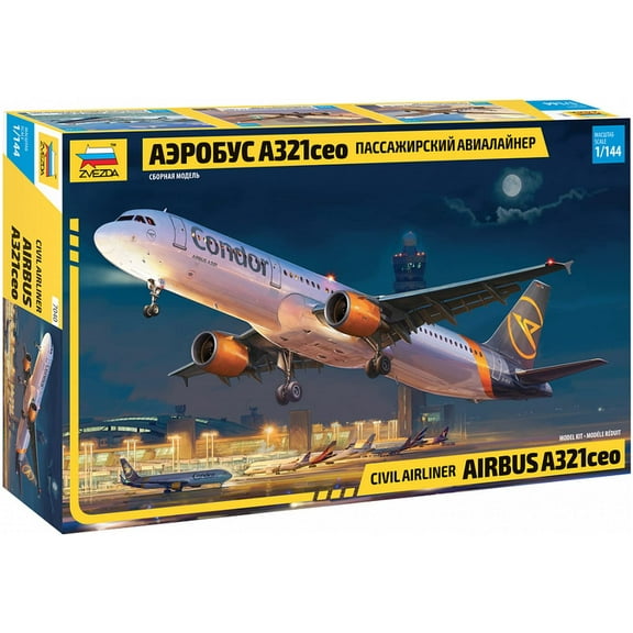 Zvezda - 1/144 Airbus A 321 Ceo (12/21) * - ZVE7040