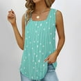 thumbnail image 2 of adviicd Camisole Habillée pour Femmes Bretelles Spaghetti Col Rond Débardeur Ajusté Camisole Basique Sans Manches Chemises Vert,XXXXXL, 2 of 5