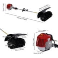 thumbnail image 2 of Miumaeov Handheld Power Sweeper, 52CC 2.3HP 1.8M 2 Stroke Gas Power Broom Cleaning Driveway Tools High Performance Cleaner, 2 of 9