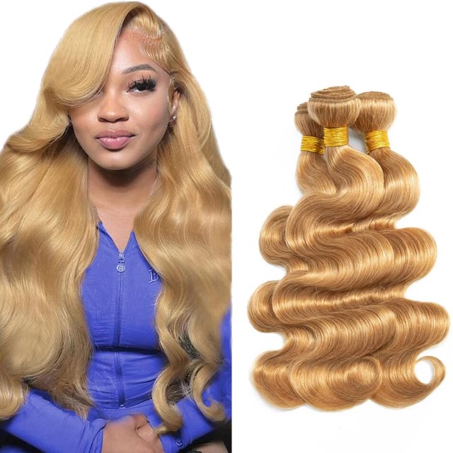 Hair Bundles YOUNGHANN Honey Blonde Body Wave 22 24 26 27