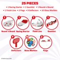 thumbnail image 3 of Marble Genius Marble Racing Booster Set - 10 piezas en total (canicas no incluidas), juguetes de bloques de construcción para edades de 3 años en adelante, con acceso a la aplicación de instrucciones,, 3 of 5