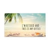 Koyal Wholesale Funny Retirement Business Cards, This Is My Office Beach Retired Business Cards, Farewell, 100-Pack