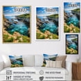 thumbnail image 4 of Designart "Serenity on Menorcas Coastal Shores, Spain" Nautical & Beach Floater Framed Wall Decor, 4 of 7