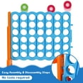 thumbnail image 3 of Costway 4 in A Row Jumbo 4-to-Score Game Set W/Storage Carrying Bag for Kids Adult, 3 of 12