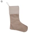 thumbnail image 3 of Christmas Stocking Contrast Colors Multipurpose Reusable Festive Lightweight Store Candy And Gift Large Capacity Wave Pattern Hanging Socks Gift Bags for Home, 3 of 3