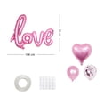 thumbnail image 3 of Globo de aluminio con letra de amor para decoración de fiestas de cumpleaños, bodas y aniversarios. ROSADO, 3 of 3