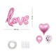 thumbnail image 3 of Globo de helio de aluminio para aniversario, boda, San Valentín, propuesta de matrimonio, feliz boda. ROSADO, 3 of 3