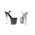 thumbnail image 2 of Ellie Shoes E-821-Glitter 8" Pointed Womens Stiletto Sandal With Glitter In Platform. 10 / Black, 2 of 2