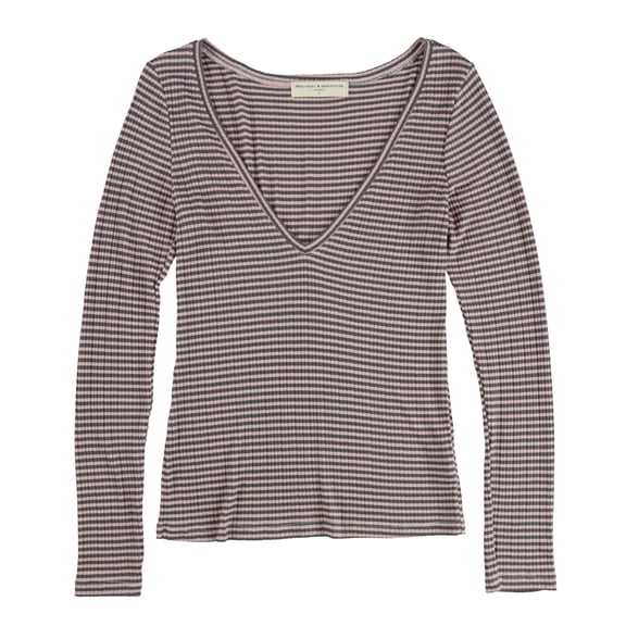 Project Social T Womens Striped Long Sleeve Graphic T-Shirt, Multicoloured, Medium