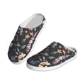 thumbnail image 2 of Daiia Wildflower Watercolor 1 Print Women’s Fuzzy Slippers Memory Foam Lightweight House Shoes Cozy Loafer Flannel House Shoes-40/41, 2 of 7