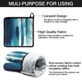 thumbnail image 7 of Blue and Grey Abstract Art Artwork Kitchen Oven Mitt and Pot Holder Sets 4 Pcs for Baking, Cooking and Grilling, Heat Resistant Up To 392 °F, 7 of 7