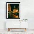 thumbnail image 3 of Timișoara Orthodox Cathedral 01 - Timișoara Județul Timiș Romania Photography Architecture Nightlife Street Photography Vintage City Travel Poster Scenic Black Framed Wall Art Print 11 x 14 inches, 3 of 4