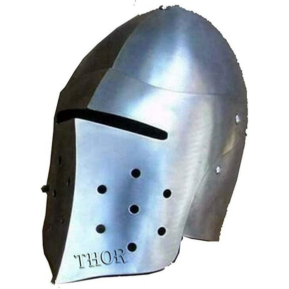 Medieval Knight Combat Close Helmet Great Sugarloaf Armor Halloween Costumes