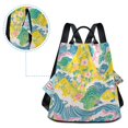 thumbnail image 5 of FORMRS Women's Travel Backpack Purse Anti-Theft Hidden Pockets Casual Shoulder Bag, Yellow Mountains, 5 of 7