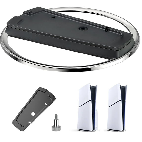 Vertical Stand for PS5 Slim Video Games Accessories Stand for PS5 Console Disc and Digital Edition Vertical Stand
