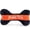 Pawda Bone (Black, Orange), variant on Checker Pickleball Paddle, Plush Trendy Sporty   with Interactive Squeaker,  Pet Enrichment, Machine-Washable & Safe Materials for  Breeds, One Size