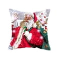 thumbnail image 5 of Funda de cojín navideña con LED, decoración navideña para el hogar, adorno navideño, funda de almohada, regalos de Año Nuevo 2025, Papá Noel, 5 of 5