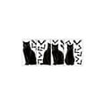 thumbnail image 2 of Halloween Cat Window Clings, Reusable Static Decals with Bats and Pumpkin Motifs for Glass Doors, Windows, Mirrors, Storefronts and Party Display Decor, 2 of 7