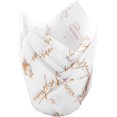 thumbnail image 1 of 50Pcs Muffin Tasse Tulipe Fleur Forme DIY Résistant à l'Huile Papier Cupcake Doublure Assistant de Cuisson, 1 of 5