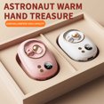 thumbnail image 7 of Nkmbld Electric Hand Warmers Rechargeable, 2-in-1 Quick Charge Hand Warmer for Outdoor Indoor, Warmer Gift for Christmas, Golf, Camping, Pink, 7 of 7