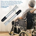 thumbnail image 5 of Extensores de manija de freno para silla de ruedas con puntas de 5/8" - Reemplazo de manijas de bloqueo de rueda planas, paquete de 2 (11" de largo), 5 of 5