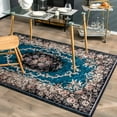 thumbnail image 3 of Costway Area Rug 5'4'' x 7'7'' Non-Shedding Anti-slip Carpet Vintage Living Room Bedroom, 3 of 10