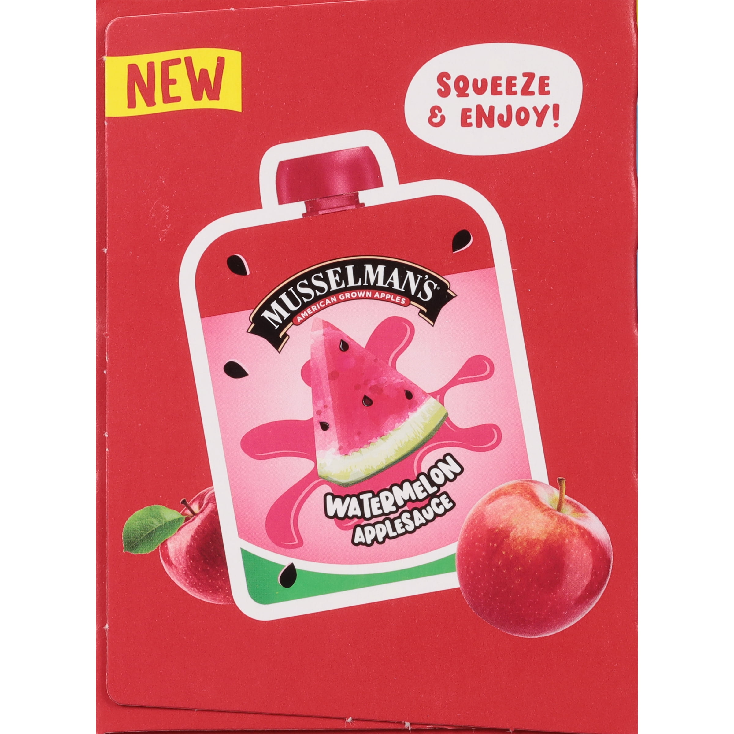 Musselman's Watermelon Applesauce, 3.17oz, 10 Count