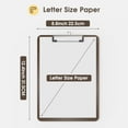 thumbnail image 3 of Plastic Clipboards1/ 2 Pack, A4 Clip Board 8.5x11 for Classroom, with Low Profile Clip, Office & School Supply ﻿, 3 of 7