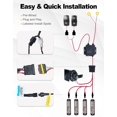 thumbnail image 4 of Kit de Luces Intermitentes para UTV BystralX con Bocina de 110dB Plug and Play, 4 of 8
