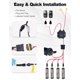 thumbnail image 4 of Kit de Luces Intermitentes para UTV BystralX con Bocina de 110dB Plug and Play, 4 of 8