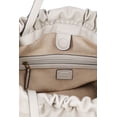 thumbnail image 4 of Scoop Women's Faux Leather Oversized Drawstring Pouch Tote, Almond Biscuit, 4 of 9